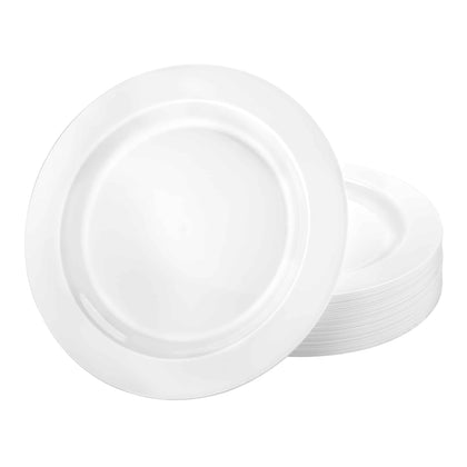 Magnificence Round Pearl Plate – Durable BPA-free plates with a pearl finish in 10.25