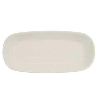 10-inch rectangular platter, elegant durable serving tray, modern restaurant-quality plate, versatile serving dish, easy-to-clean flat surface, stackable food presentation platter, scratch-resistant