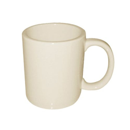 10oz AW coffee mug, 3 1/2-inch ceramic cup, modern AW tea mug, durable chip-resistant coffee cup, sleek AW hot beverage mug, heat-retaining ceramic mug, ergonomic handle coffee cup, easy-to-clean mug.