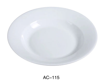 Pasta Bowl offers a perfect balance of style and practicality, ideal for serving pasta, salads, or smaller entrées. With a super white porcelain finish, it features a timeless design that suits both casual and formal dining. Rolled edges provide added durability by resisting chips, making it a dependable option for everyday use. Made from high-quality porcelain, ideal for restaurant, cafes, and home dining.