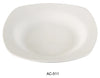 Square Pasta Bowl combines modern style with lasting functionality. This super white porcelain bowl is ideal for serving pasta, salads, or large entrees perfect for restaurant, cafes, and home dining. Its sleek square shape and rolled edges create a clean, sophisticated look while providing chip resistance for long-term durability. Made from high-quality porcelain, this bowl retains its pristine appearance even with heavy use.