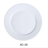 This round plate provides a classic round shape with rolled edges, adding both elegance and durability to your dining experience in hotels, restaurants, or cafes. Features durable porcelain material, ensuring a long-lasting and stylish option for everyday use and perfect for serving salad, bread, dessert, appetizers and cakes. High quality affordable restaurant dinnerware.
