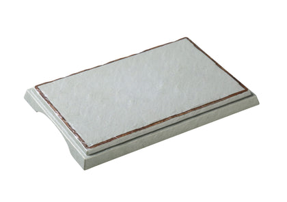 Elevate your restaurant presentation with the EcoQuality Rectangular Display Plate featuring a sturdy foot for stability. Crafted from durable, eco-friendly melamine, it offers long-lasting use while supporting sustainable choices. The matte green tea finish with highlighted brown edges adds a sophisticated, natural touch that enhances any table setting. Perfect for showcasing your dishes with style and reliability.
