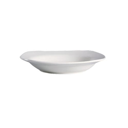 11 1/2” Square Pasta Bowl 22oz, made from chip-resistant porcelain. Perfect for pasta, salads & gourmet entrees. Microwave & dishwasher-safe, with a sleek, modern square design for home or restaurant use.