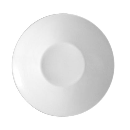 11-inch coupe round salad plate – sleek modern plate for salads, starters, or desserts; chip-resistant, microwave and dishwasher safe; elegant round shape ideal for any table setting.