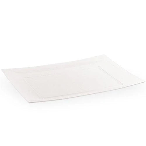 Rectangles Clear Plate in 11.75