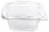 Disposable Clear Hinged Tamper Evident Plastic Food Container