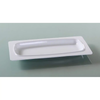 Elevate your dining experience with the EcoQuality Deep Rectangular Plate from the Venice collection. Crafted from durable melamine in a crisp white finish, this plate combines elegance with practicality. Its deep design is perfect for serving a variety of dishes, keeping meals neatly contained while adding a modern touch to your table setting. Ideal for both everyday use and special occasions in restaurants and home dining.