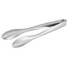 12-inch stainless steel serving tongs with scalloped edges, 18/8 steel, durable one-piece design, rust resistant, dishwasher safe, ideal for catering and buffets, packed 72 each per case