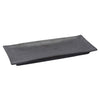 This rectangular plate is made from high quality porcelain material which ensures resistance to chipping and thermal shock, making it suitable for high-usage scenarios such as banquet serving, catering, and institutional kitchens. This dinner plate combines aesthetic appeal with functional durability, ideal for presenting entrees and side dishes in restaurant, cafeteria, and catering operations.
