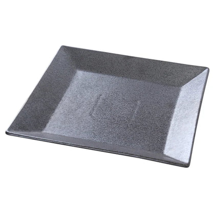 This square plate is made from durable porcelain material ensuring the longevity in busy kitchen, restaurant environments, making it suitable for serving appetizers, desserts, or side dishes. The plate’s sleek black finish enhances presentation aesthetics, while its oven, microwave, and dishwasher-safe features support efficient meal preparation and cleaning routines in institutional and catering settings. Elevate your dining experience with the EcoQuality dinnerware.