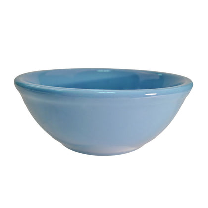 12.5oz Light Blue Nappie Bowl, 5 5/8-inch, chip-resistant, dishwasher-safe, microwave-safe, stylish and durable dinnerware for soups, salads, cereals, and desserts, perfect for home and restaurant use.