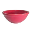 12.5oz Red Nappie Bowl, 5 5/8-inch, chip-resistant, dishwasher-safe, microwave-safe, stylish and durable dinnerware for soups, salads, cereals, and desserts, perfect for home and restaurant use.