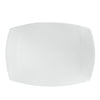 12 1/2-inch rectangular flat plate – sleek serving platter for entrees, sushi, or appetizers; chip-resistant, microwave and dishwasher safe; modern design for elegant food presentation.