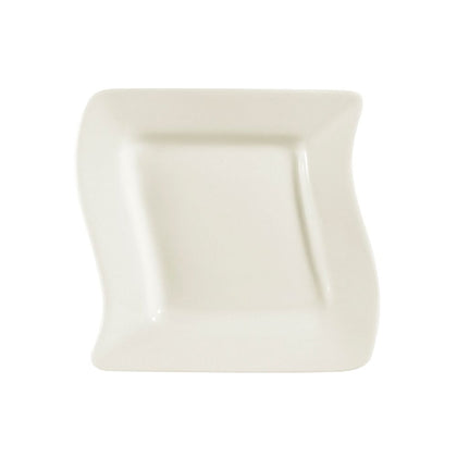 12-inch square plate with large surface area, break-resistant, microwave- and dishwasher-safe; perfect for serving entrées or platters at restaurants, events, or home.