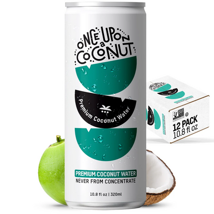 Once Upon A Coconut Original Coconut Water 12 Pack 10.8oz Bottles