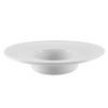 12oz 11 3/4” Wide Rim Pasta Bowl made of chip-resistant, durable porcelain. Perfect for pasta, salads, appetizers & gourmet dishes. Microwave & dishwasher-safe with a sleek white finish for home or restaurant use.