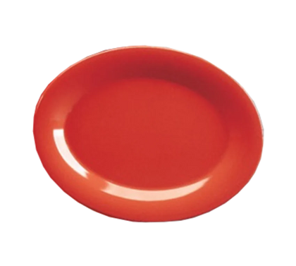 EcoQuality Oval Platter is ideal for serving vegetables, cold cuts, fresh greens or Asian appetizers. Made from durable and reliable melamine, this dinner plate is popular for being unbreakable and affordable at the same time. Thanks to the stylish Milestone collection, these platters will perfectly fit in any cafes, restaurant or catering events. Elevate your dining experience with these high quality affordable restaurant dinnerware.