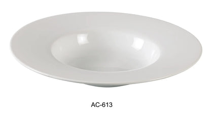 This dessert plate features a simple and elegant design crafted from durable super white porcelain. Its rolled edges resist chipping, ensuring longevity and a refined appearance suitable for various dining settings perfect for serving desserts and salad. Made from high-quality material, this bowl is break resistant, scratch resistant, and maintains its pristine look through frequent use. 