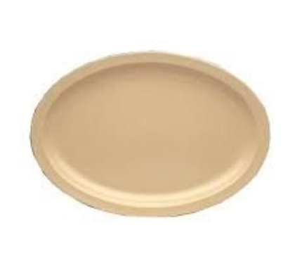 EcoQuality Oval Platter is performed in stylish color, it can be used for serving turkey, vegetables, cold cuts or Asian appetizers. Made from durable and reliable melamine allowing you to elevate your dining experience 
with these high quality affordable restaurant dinnerware.