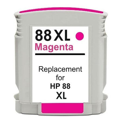 88XL Magenta Compatible Ink Cartridge for HP OfficeJet printers K550, K8600, L7480, L7500, and L7600, high-yield 1,980 pages with vibrant, professional magenta prints.