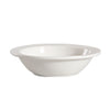 13oz round porcelain grapefruit dish, 6.5-inch bone white bowl for fruit, desserts, and more. Durable, oven, microwave, and dishwasher safe. Ideal for home, restaurants, or catering services.