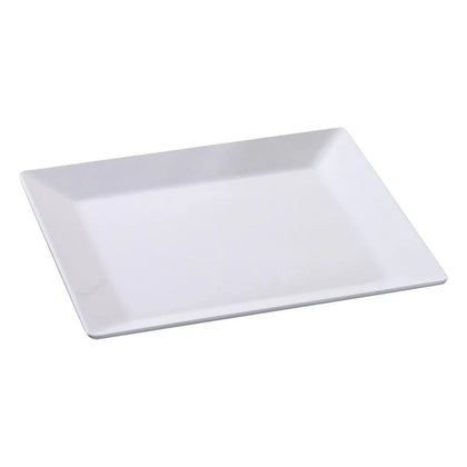 Square Plate 6/Pcs is made from durable and reliable melamine material. You can use it for serving sushi, salads, side dishes, or other Asian cuisine appetizers. The Osaka collection has an elegant and stylish design. Performed in white color, it will perfectly fit any restaurant environment allowing you to elevate your dining experience 
with these high quality affordable restaurant dinnerware.