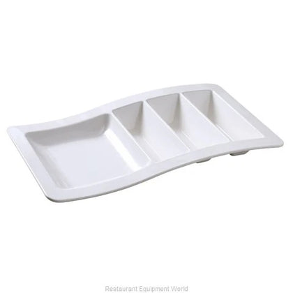 EcoQuality Stackable Taco Plate features three rectangular compartments and one square compartment, perfect for serving your favorite tacos and sides. Crafted from high-quality melamine, this plate is both durable and dishwasher safe, making it ideal for busy restaurants and home kitchens alike allowing you to elevate your dining experience with these high quality affordable restaurant dinnerware.
