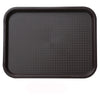 This tray has a brown finish that adds visual appeal to your service while maintaining the durability and quality expected in busy food service environments. This tray measures 14 inches long by 10 inches wide. Perfect for cafeterias, quick-service restaurants, and catering operations seeking reliable, environmentally conscious dinnerware solutions.