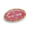 EcoQuality Asian Style Oval Plate is made from durable and reliable melamine material. You can use this stylish plate to serve any dish you want. Ideal for serving  rice, noodles, appetizers or hot meals. This dinner plate is performed in red color, it will perfectly fit any restaurant environment. High quality affordable restaurant and household dinnerware.