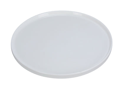 Looking for a trendy alternative to classic dinnerware? Consider the EcoQuality Pizza Plate. This dinner plate combines simplicity and style to add elegance to your tabletop! With its white color that adds a touch of refinement, it is sure to impress guests! High quality and affordable restaurant dinnerware.