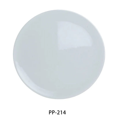 Looking for a trendy alternative to classic dinnerware? Consider the EcoQuality Pizza Plate. This dinner plate combines simplicity and style to add elegance to your tabletop! With its white color that adds a touch of refinement, it is sure to impress guests! High quality and affordable restaurant dinnerware.