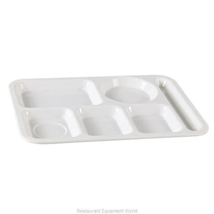 EcoQuality Compartment Plate is crafted from extra heavy duty melamine, this plate is built to withstand the rigors of daily use and is dishwasher safe for easy cleaning. With its rectangular shape and five compartments, this plate is designed to keep your food separated and organized, making it ideal for use in schools, cafeterias, and other high-volume food service settings. Elevate your dining experience with these high quality affordable restaurant dinnerware.