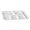 EcoQuality Compartment Plate is crafted from extra heavy duty melamine, this plate is built to withstand the rigors of daily use and is dishwasher safe for easy cleaning. With its rectangular shape and five compartments, this plate is designed to keep your food separated and organized, making it ideal for use in schools, cafeterias, and other high-volume food service settings. Elevate your dining experience with these high quality affordable restaurant dinnerware.