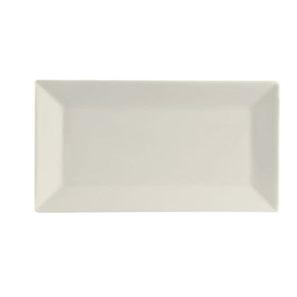 14.25-inch rectangular platter, modern scratch-resistant serving tray, elegant food presentation dish, restaurant-quality durable platter, easy-to-clean versatile tableware, stackable catering dish