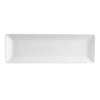 14” rectangular platter, durable break-resistant serving tray for appetizers, entrées, desserts, microwave-safe, dishwasher-safe, modern tableware for restaurants, catering, and home use.