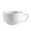 14oz Cappuccino Cup 4 3/4” made from chip-resistant porcelain. Perfect for cappuccinos, lattes & specialty coffees. Microwave & dishwasher-safe with a sleek, ergonomic design for home or café use.