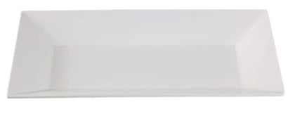 This Rectangular Plate is a great and affordable restaurant tableware. It is made from durable and reliable melamine material. You can use it for serving salads, side dishes, appetizers or hot meals. The Rome collection has an elegant and stylish design. Performed in white color, it will perfectly fit any restaurant environment allowing you to elevate your dining experience 
with these high quality affordable restaurant dinnerware.