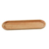 This Wooden sushi tray offers a compact footprint suitable for tight plating spaces and small portions of sushi. Its rectangular design provides clean, modern presentation, while the durable melamine construction withstands daily use allowing you to elevate your dining experience with these high quality affordable restaurant dinnerware.

