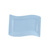 15.5-inch blue rectangular serving platter, break-resistant and microwave-safe; ideal for entrees, sushi, or appetizers in restaurants, catering, or modern home dining with bold color.