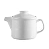 15oz 6.25-inch teapot, durable, chip-resistant, and elegant, perfect for brewing and serving tea. Lightweight, easy to clean, smooth pour spout, ideal for home, café, restaurant, or tea service.
