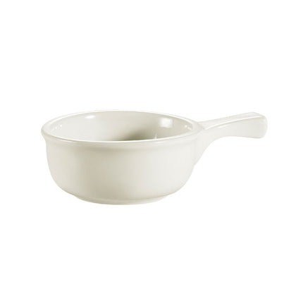 15oz Onion Soup Crock with Handle – Durable ceramic bowl for French onion soup, chili, or stew. Oven-safe, dishwasher-safe, and microwave-safe. Classic 7 1/2