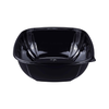 Square Disposable Plastic Salad Bowl For Meal Prep and Takeout