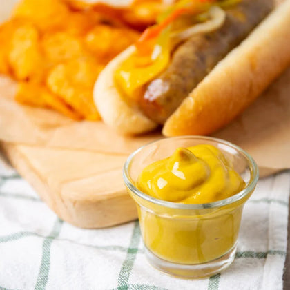 105 oz plastic container yellow mustard smooth tangy condiment bulk