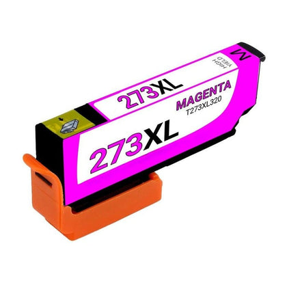T273XL320 Magenta Ink Cartridge compatible with Epson Expression Premium XP-610, high yield 650 pages.