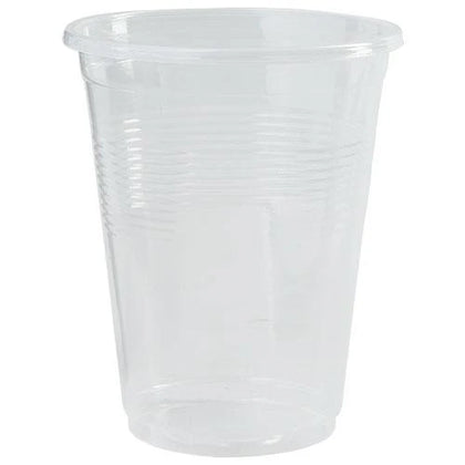 16oz Transparent Cups, durable disposable plastic cups for serving water, soda, iced coffee, smoothies, and cocktails. Sturdy, crystal-clear design perfect for events, parties, or everyday use.