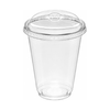 Clear Plastic Disposable U-Shaped Cups with Sip Through Lids