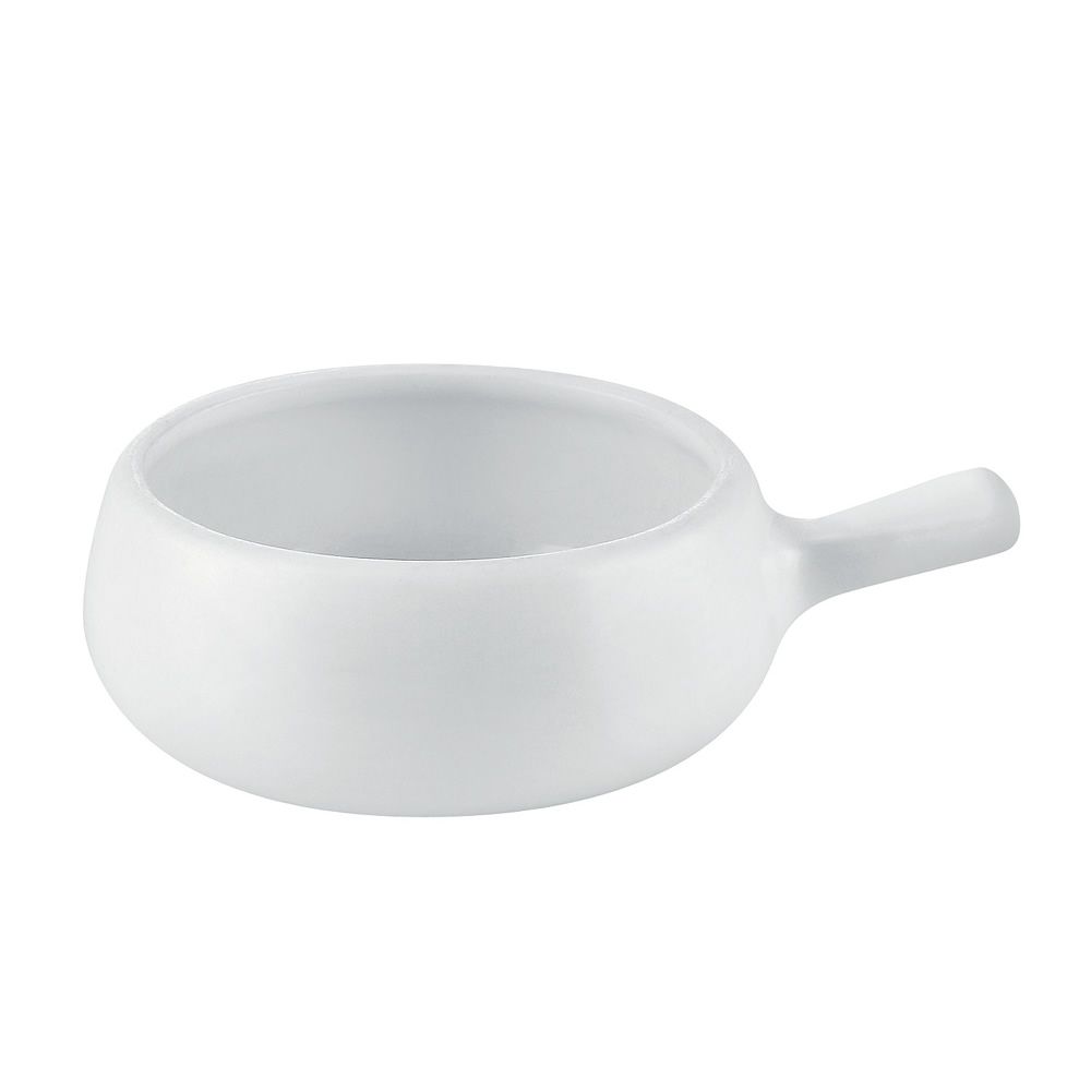 16oz Onion Soup Crock with Handle – Durable ceramic bowl for French onion soup, chili, or stew. Oven-safe, dishwasher-safe, and microwave-safe. Classic 7 1/8