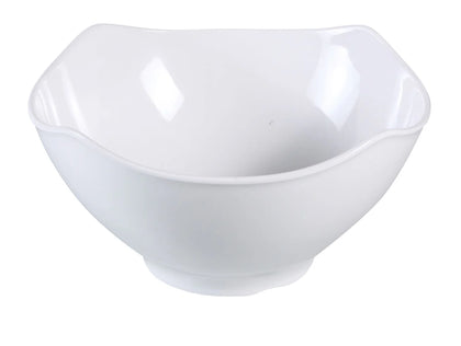 EcoQuality Bowl is a great and affordable restaurant tableware. It is made from durable and reliable melamine material. You can use these unique square bowls to serve such Asian dishes like rice, miso soup, noodles or salads. Thanks to the stylish Catering collection style, the bowl will perfectly fit any food-serving establishment design. High quality affordable restaurant and household dinnerware