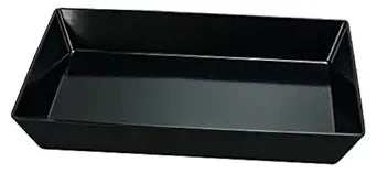 This Rectangular Tray is a stylish and functional addition to any dining setup. This deep plate is perfect for serving large portions of pasta, salads, or main courses. Made from high-quality melamine, it combines the refined look of ceramic with exceptional durability, making it ideal for busy restaurants and catering events allowing you to elevate your dining experience with these high quality affordable restaurant dinnerware.